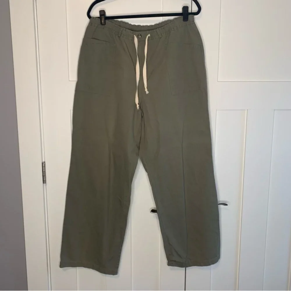Vintage Army Green Pants Size 18 - Picture 1 of 10
